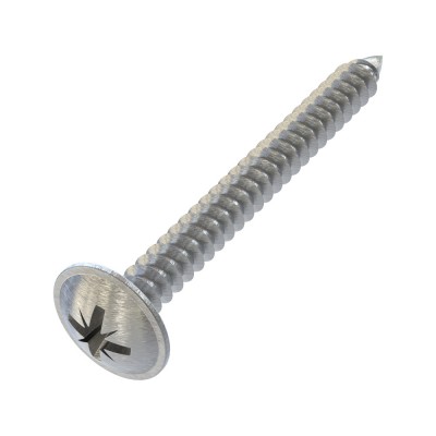 Nοβοπανόβιδες waffer pozi γαλβανιζέ 4x40mm Γαλβανιζέ DIN 968 (Τιμή ανά Τεμάχιο)