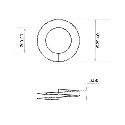 Γκρόβερ Μ18 Γαλβανιζέ DIN 127 (Τιμή ανά Τεμάχιο)