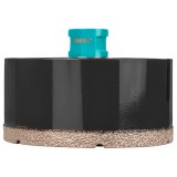 Ποτηροτρύπανο Διαμαντέ Ξηρής Διάτρησης Για Πλακάκι, Κεραμικά Υλικά, Πορσελάνη και Πέτρα με στέλεχος Μ14 και Διάμετρο Ø120mm BIHUI DBDF120