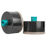 Ποτηροτρύπανο Διαμαντέ Ξηρής Διάτρησης Για Πλακάκι, Κεραμικά Υλικά, Πορσελάνη και Πέτρα με στέλεχος Μ14 και Διάμετρο Ø120mm BIHUI DBDF120