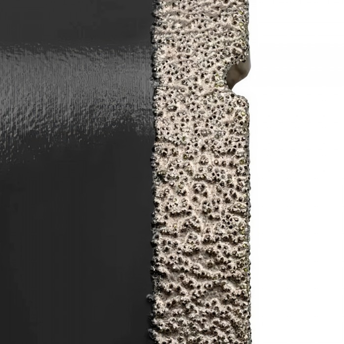 Ποτηροτρύπανο Διαμαντέ Ξηρής Διάτρησης Για Πλακάκι, Κεραμικά Υλικά, Πορσελάνη και Πέτρα με στέλεχος Μ14 και Διάμετρο Ø120mm BIHUI DBDF120