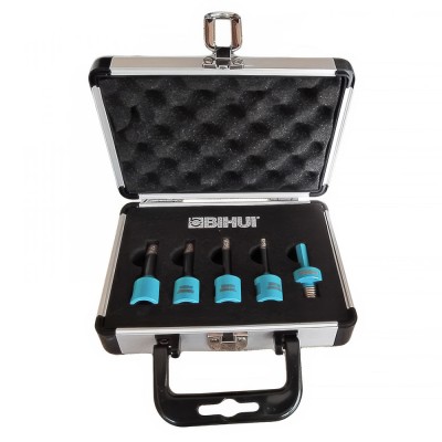 ΣΕΤ Ποτηροτρύπανα  διαμαντιού 5 τεμαχίων Bihui Diamond Turbo Drill Set DBDMK5