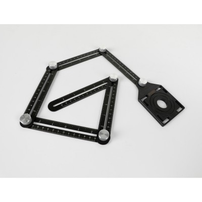 Τετράπλευρος Αλουμινένιος Χάρακας - Οδηγός για τρύπες Bihui Multi Functional Adjustable Tile Hole Locator DBG6