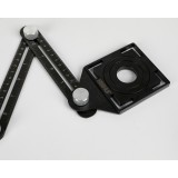 Τετράπλευρος Αλουμινένιος Χάρακας - Οδηγός για τρύπες Bihui Multi Functional Adjustable Tile Hole Locator DBG6