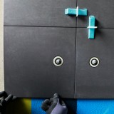 Τετράπλευρος Αλουμινένιος Χάρακας - Οδηγός για τρύπες Bihui Multi Functional Adjustable Tile Hole Locator DBG6