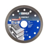 Δίσκος Κοπής Διαμαντιού 125mm και Πάχος 1,2mm για σκληρά πλακάκια, πορσελάνη κ.α. Turbo Diamond Blade Bihui DCBN5