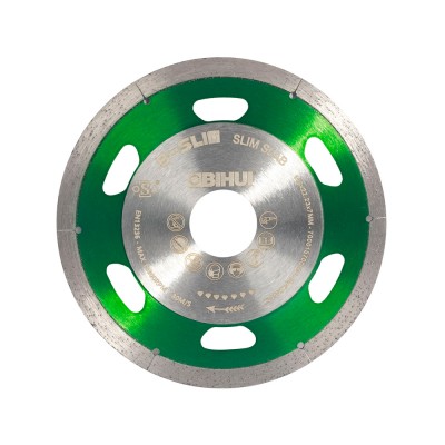 Δίσκος Κοπής Διαμαντιού με Ατσάλινο Σώμα 115mm και Πάχος 1,1mm για σκληρά πλακάκια, πορσελάνη κ.α. Diamond Blade B-SLIM Bihui DCDS115