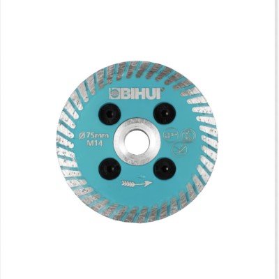 Μίνι δίσκος κοπής με στέλεχος Μ14 και Διάμετρο Ø75mm BIHUI DCW75