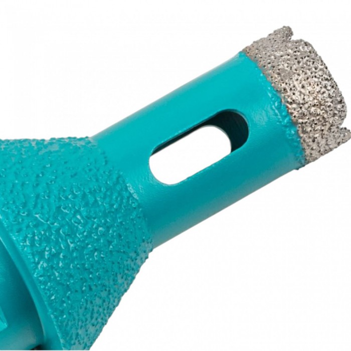 Ποτηροτρύπανο Διαμαντέ Ξηρής Κοπής Για Πλακάκι, Κεραμικά Υλικά, Πορσελάνη Και Πέτρα για την διάνοιξη οπών βαλβίδας Νεροχύτη και Νιπτήρα Ø20mm Bihui Turbo DMM20