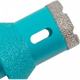 Ποτηροτρύπανο Διαμαντέ Ξηρής Κοπής Για Πλακάκι, Κεραμικά Υλικά, Πορσελάνη Και Πέτρα για την διάνοιξη οπών βαλβίδας Νεροχύτη και Νιπτήρα Ø35mm Bihui Turbo DMM35