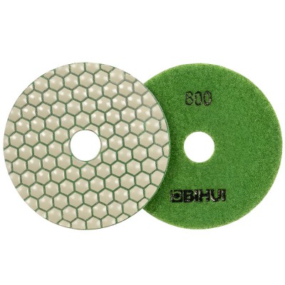 Δίσκος Ξηράς Λείανσης Velkro 100mm max 4500rpm για κεραμικά πλακίδια κ.α. Grit 800 BIHUI Diamond Polishing Pad DPP480