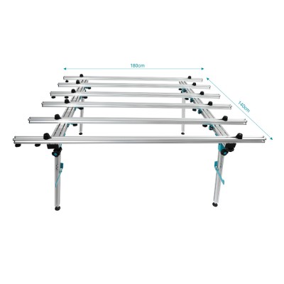 Πάγκος - τραπέζι εργασίας για Πολύ Μέγάλες Πλάκες με Μέγιστο φορτίο 200 κιλά BIHUI Working Bench 1.8x1.4M LFWB