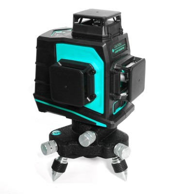Αλφάδι Laser 3D 12 Γραμμών με Βάση Περιστροφής 360 °  Bihui Green Beams Laser Level LLG12