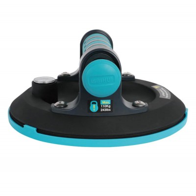 Βεντούζα Με Σύστημα Κενού Αέρα με Μετρητή Πίεσης και Πρόσθετη Ηλεκτρική Αντλία Μπαταρίας (Ικανότητα Ανύψωσης εώς 140kg ηλεκτρικά και 110kg χειροκίνητα) Ø205mm Bihui SCBB8