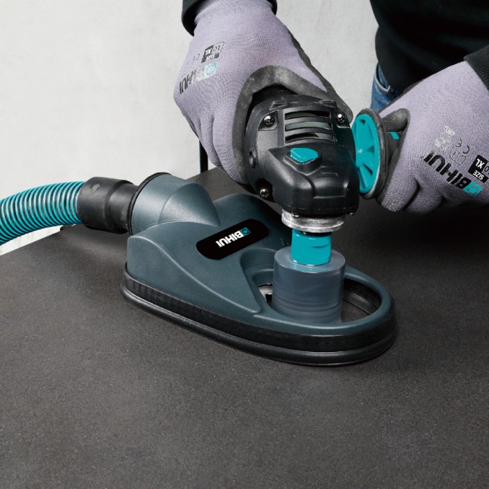 Συλλέκτης Σκόνης Για ποτηροτρύπανα εως 72mm με Γωνιακό Τροχό της Bihui TDBS