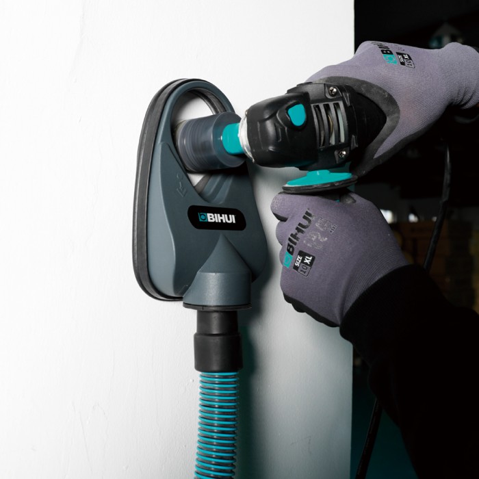 Συλλέκτης Σκόνης Για ποτηροτρύπανα εως 72mm με Γωνιακό Τροχό της Bihui TDBS