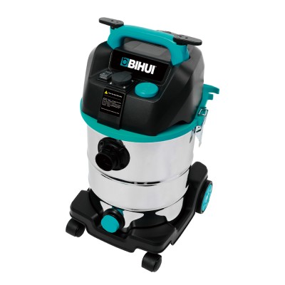 Ηλεκτρική σκούπα Wet&Dry στερεών (σκόνη και απορρίμματα κοπής) και νερού 1200W 30 λίτρα Bihui VCH30