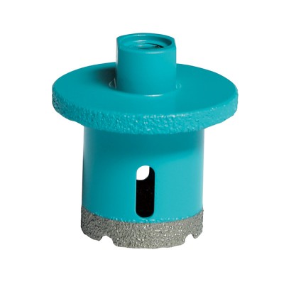 Ποτηροτρύπανο Διαμαντέ Ξηρής Διάτρησης Για Πλακάκι, Κεραμικά Υλικά, Πορσελάνη και Μάρμαρο με στέλεχος Μ14 και Διάμετρο Ø40mm BIHUI DBDP40