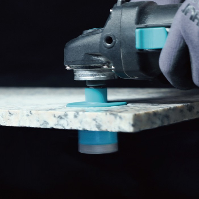 Ποτηροτρύπανο Διαμαντέ Ξηρής Διάτρησης Για Πλακάκι, Κεραμικά Υλικά, Πορσελάνη και Μάρμαρο με στέλεχος Μ14 και Διάμετρο Ø40mm BIHUI DBDP40