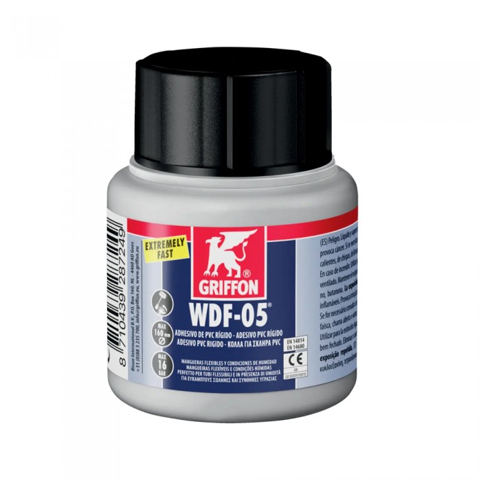 Κόλλα PVC σε Μπουκάλι 125ml Μπλε Griffon WDF-05 6314705