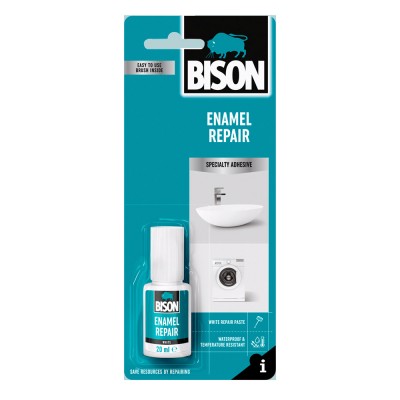 Λευκό υγρό με πινέλο για την επισκευή κατεστραμμένου σμάλτου και λάκας ENAMEL FIX 20 ML