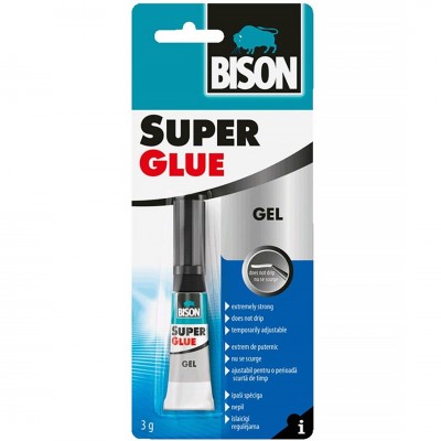 Κόλλα Στιγμής - Super Glue Gel 3gr Bison