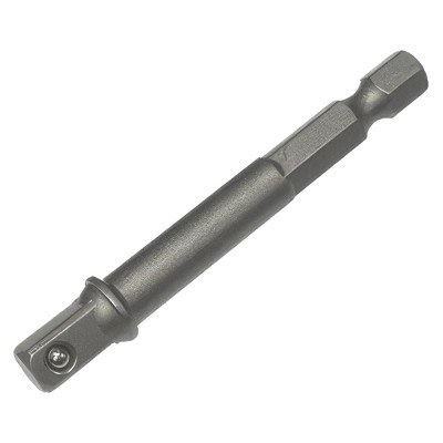 Αντάπτορας για Καρυδάκια από 1/4" Hex σε 1/4" τετράγωνο Mήκους L.65mm