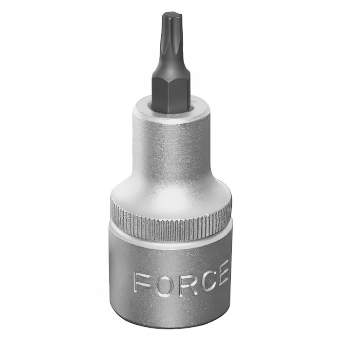 Καρυδάκι με Μύτη Torx Mήκους L.55mm με Καρέ 1/2" Μέγεθος T27 Force