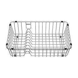 Καλάθι συρμάτινο με πιατοθήκη 41.1x25.6cm BLANCO Inox 231692