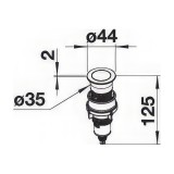 Χειριστήριο ελέγχου PUSH CONTROL BLANCO inox 233696