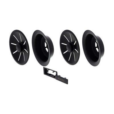 Σετ Βαλβίδα με Υπερχείλιση διπλή BLANCO INFINO Black 239979