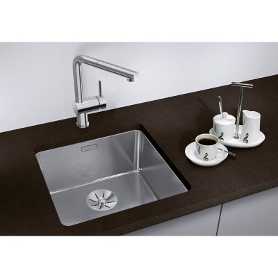 Υποκαθήμενος Ανοξείδωτος Νεροχύτης 44x44cm BLANCO σειρά ANDANO 400 U Satin Polish 522959