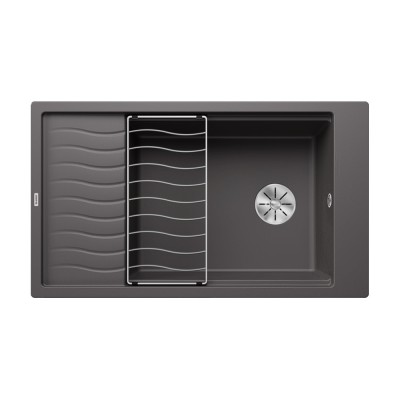 Νεροχύτης Γρανίτη 86x50cm BLANCO σειρά ELON XL 8 S Rock Grey 524871
