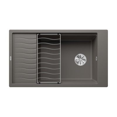 Νεροχύτης Γρανίτη 86x50cm BLANCO σειρά ELON XL 8 S Volcano Grey 527255