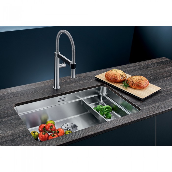 Υποκαθήμενος Ανοξείδωτος Νεροχύτης 74x44cm BLANCO σειρά ETAGON 700 U Satin Polish 524270