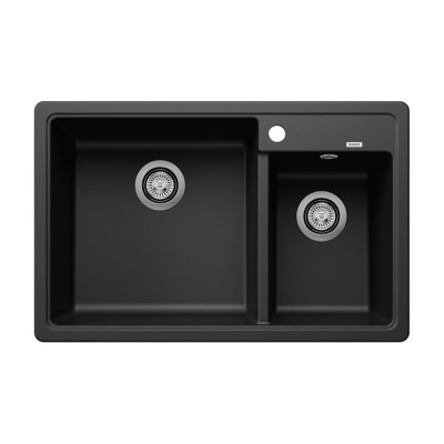 Νεροχύτης Γρανίτη 78x50cm BLANCO SILGRANIT σειρά LEGRA 8 Black 526223