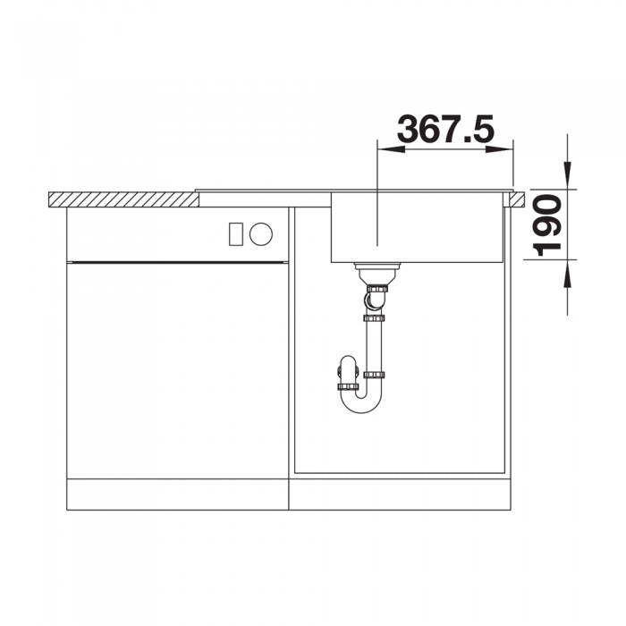 Νεροχύτης Γρανίτη 86x50cm BLANCO SILGRANIT σειρά LEGRA XL 6 S White 523328
