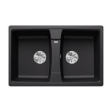 Νεροχύτης Γρανίτη 78x50cm BLANCO SILGRANIT σειρά LEXA 8 Black 525906