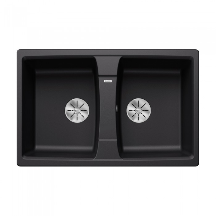 Νεροχύτης Γρανίτη 78x50cm BLANCO SILGRANIT σειρά LEXA 8 Black 525906