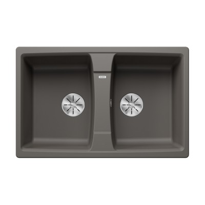 Νεροχύτης Γρανίτη 78x50cm BLANCO SILGRANIT σειρά LEXA 8 Volcano Grey 527281