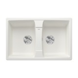 Νεροχύτης Γρανίτη 78x50cm BLANCO SILGRANIT σειρά LEXA 8 White 524964