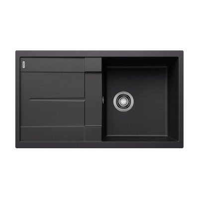 Νεροχύτης Γρανίτη 86x50cm BLANCO SILGRANIT σειρά METRA 5 S Black 525919