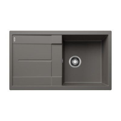 Νεροχύτης Γρανίτη 86x50cm BLANCO SILGRANIT σειρά METRA 5 S Volcano Grey 527293