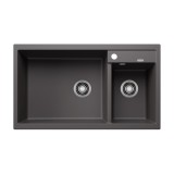 Νεροχύτης Γρανίτη 86x50cm BLANCO SILGRANIT σειρά METRA 9 Rock Grey 518886