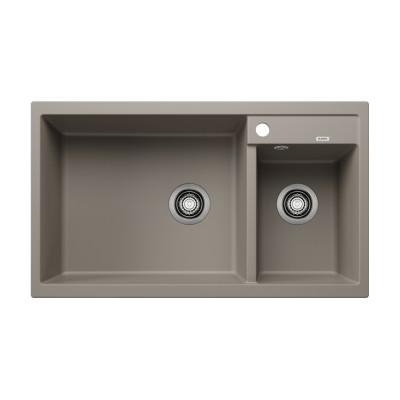 Νεροχύτης Γρανίτη 86x50cm BLANCO SILGRANIT σειρά METRA 9 Tartufo 517364