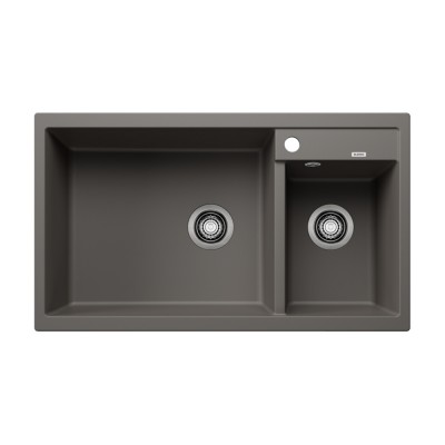 Νεροχύτης Γρανίτη 86x50cm BLANCO SILGRANIT σειρά METRA 9 Volcano Grey 527304