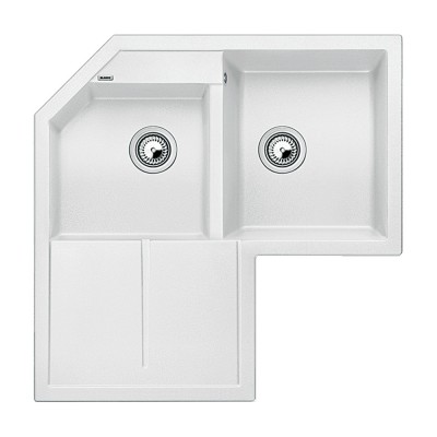 Νεροχύτης Γρανίτη 83x83cm BLANCO SILGRANIT σειρά METRA 9 Ε White 515568