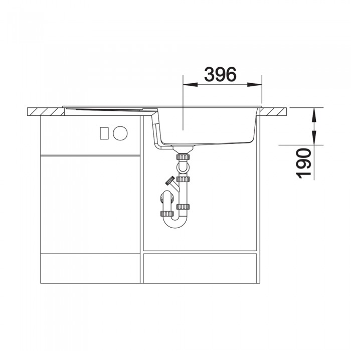 Νεροχύτης Γρανίτη 100x50cm BLANCO SILGRANIT σειρά METRA XL 6 S Rock Grey 518880