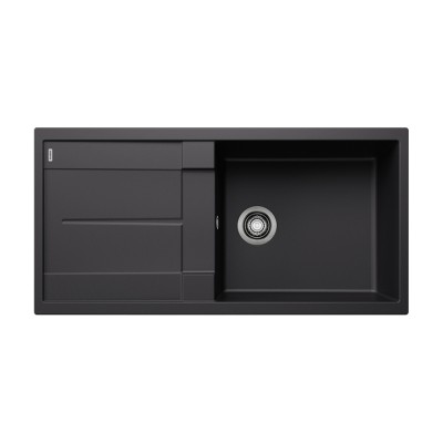 Νεροχύτης Γρανίτη 100x50cm BLANCO SILGRANIT σειρά METRA XL 6 S Black 525930