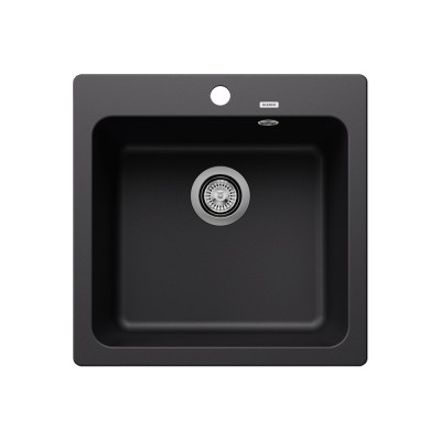Νεροχύτης Γρανίτη 51.5x51cm BLANCO SILGRANIT σειρά NAYA 5 Black 526578